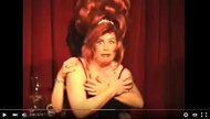 Actress, singer, musical comedy performer Caroline Waters stars as Queen Caroline in the musical comedy production of Queen of Clubs