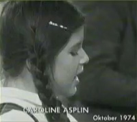 Little Caroline in performance with her father, Per Asplin, and the Norwegian Broadcasting Orchestra