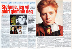 Caroline Asplin: Stefanie, jeg vil aldri glemme deg